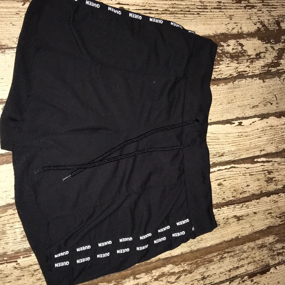 Black shorts